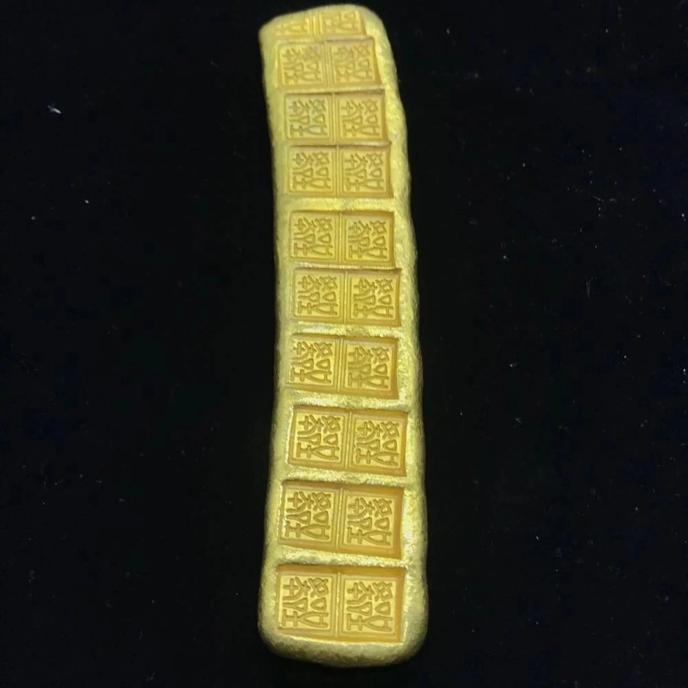 Art Craft Bar - Exquisite Retro Hieroglyph Gold Bar Decoration