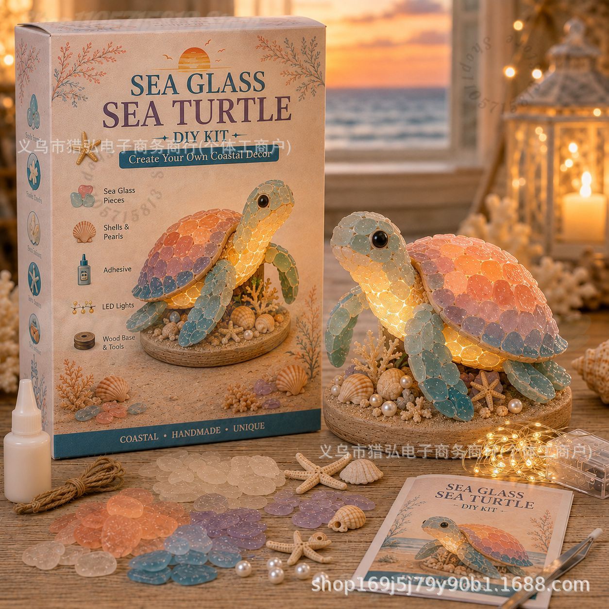 DIY Sea Glass Mermaid Tail Lig - огляд і ціна Art Craft Kit