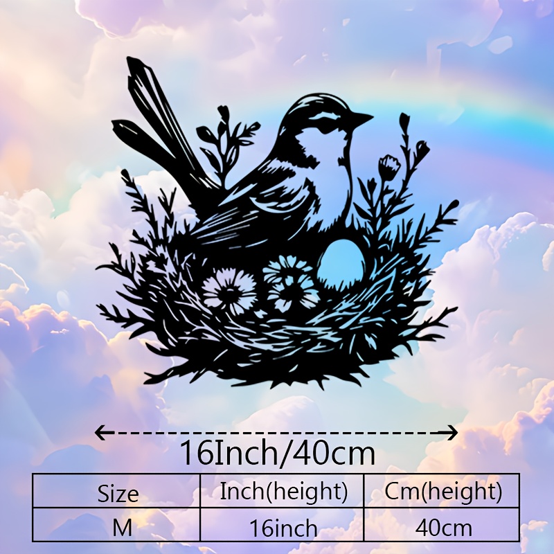 CIFBUY Metal Wall Art Bird Nes - огляд і ціна Art And Craft For Nursery