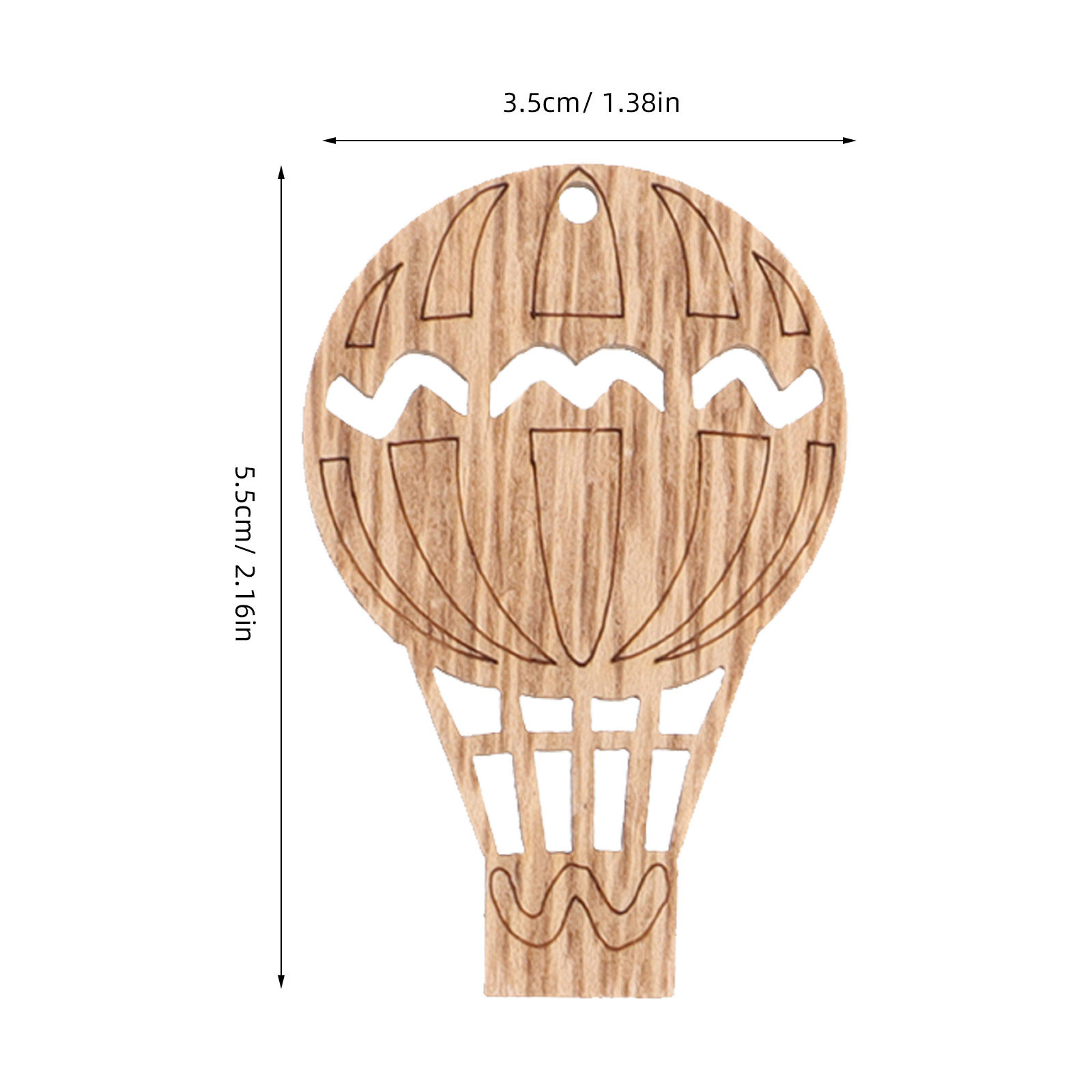 10Pcs Wooden Hot Air Balloon W - огляд і ціна Art And Craft For Nursery