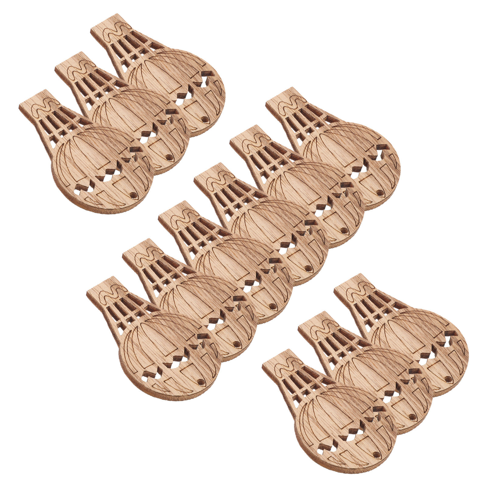 10Pcs Wooden Hot Air Balloon W - огляд і ціна Art And Craft For Nursery