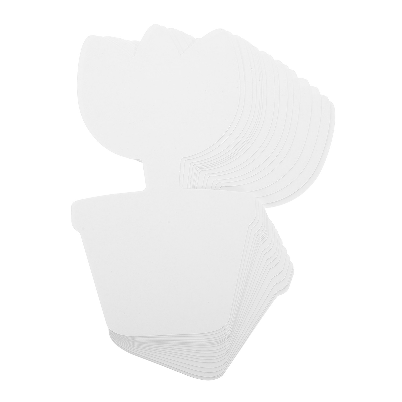 20pcs DIY Unpainted Flower Pot - огляд і ціна Art Craft Cardboard