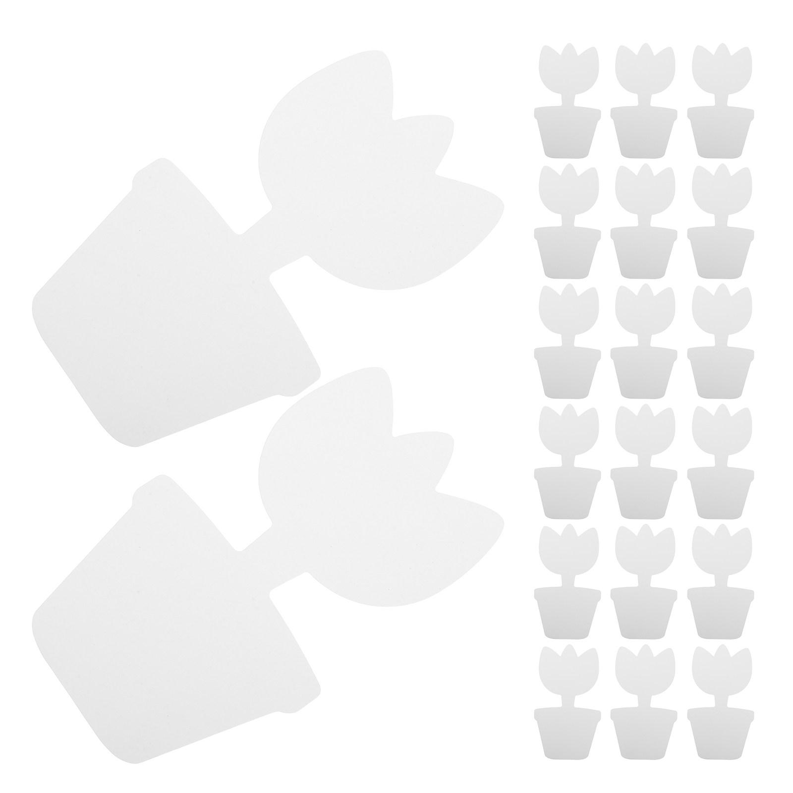 20pcs DIY Unpainted Flower Pot - огляд і ціна Art Craft Cardboard