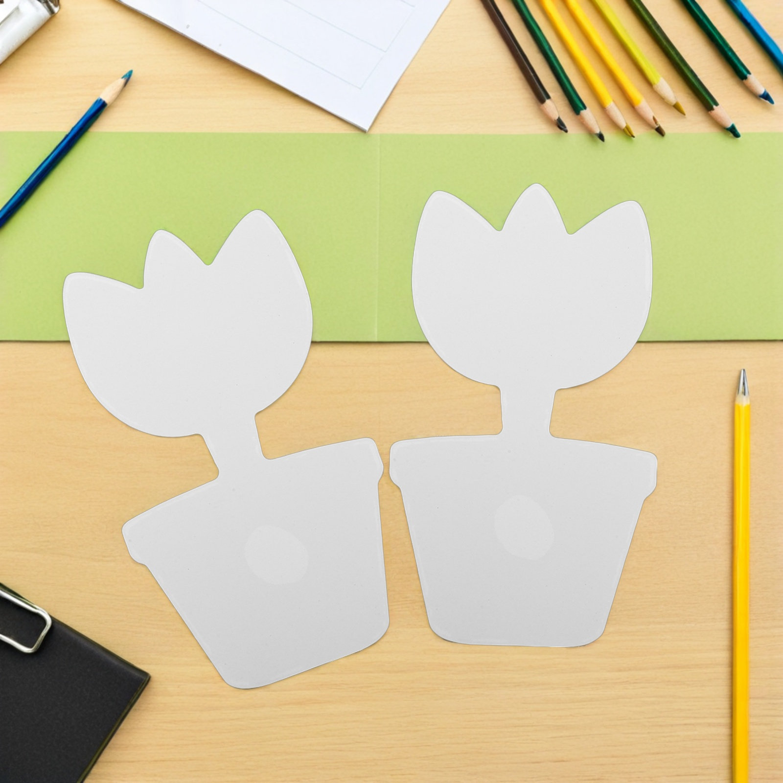 20pcs DIY Unpainted Flower Pot - огляд і ціна Art Craft Cardboard