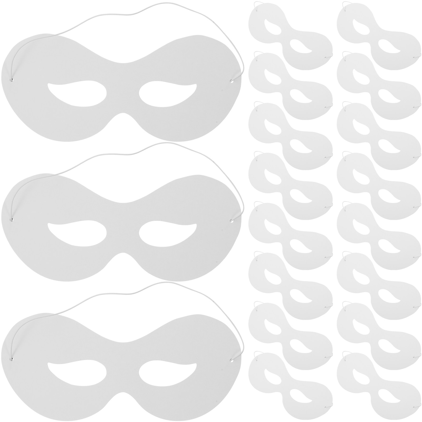 40Pcs Children's Blank Masks P - огляд і ціна Art Craft With Paper