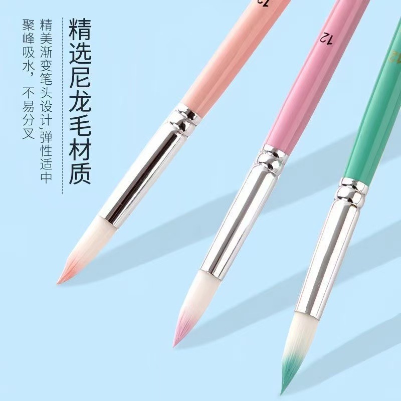 6 Pcs Set Nylon Hair Watercolo - огляд і ціна Gouache Paint Set
