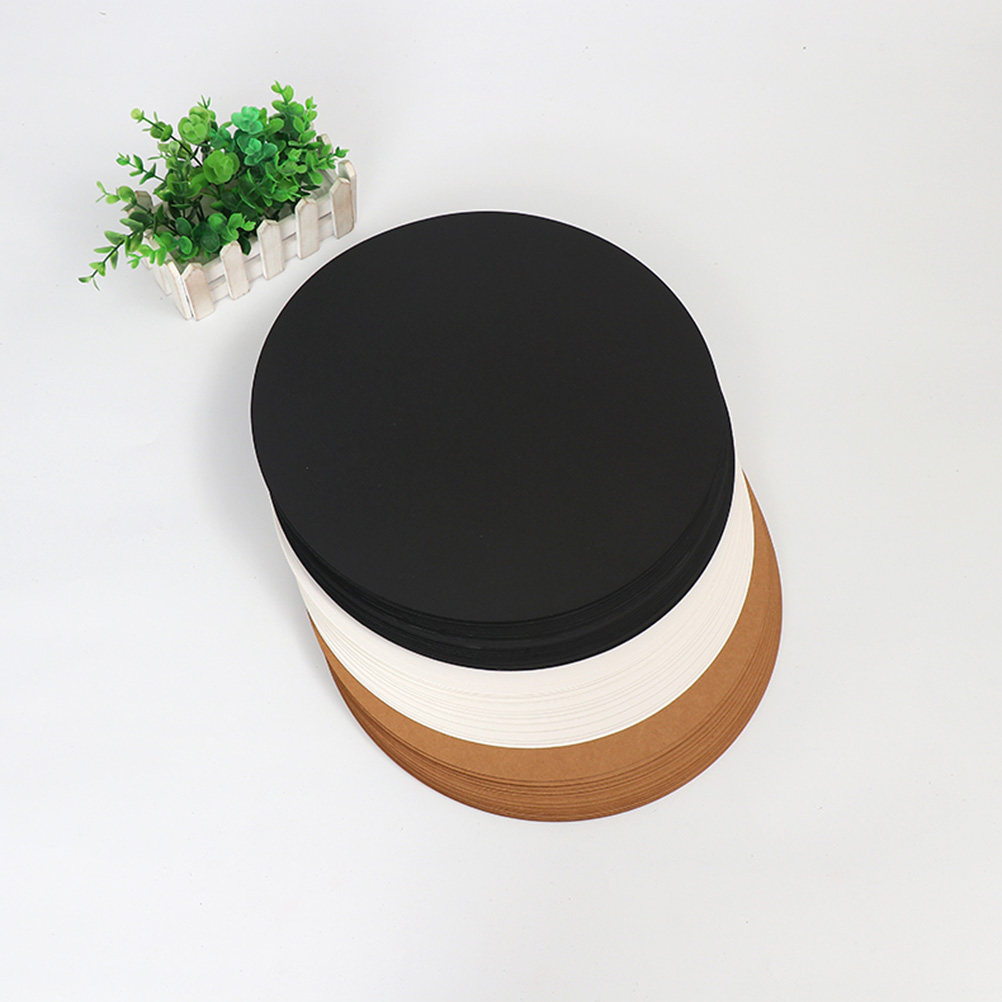 20Pcs Round Kraft Paper Smooth - огляд і ціна Art Craft Cardboard