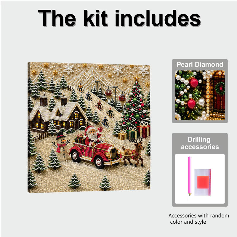 Christmas Pearl Painting Art K - огляд і ціна Art Craft Kit