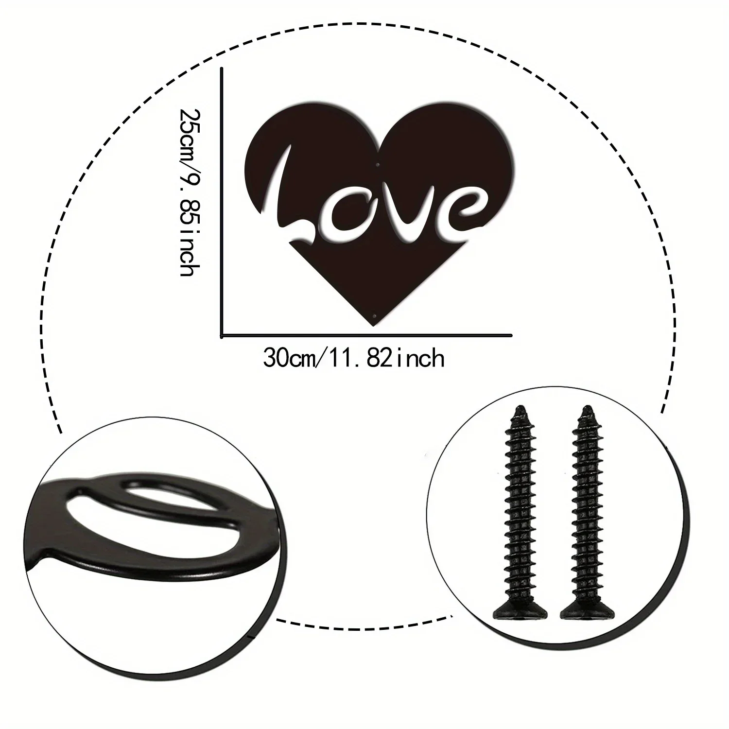 CIFbuy Metal Wall Art Love Quo - огляд і ціна Art And Craft For Nursery