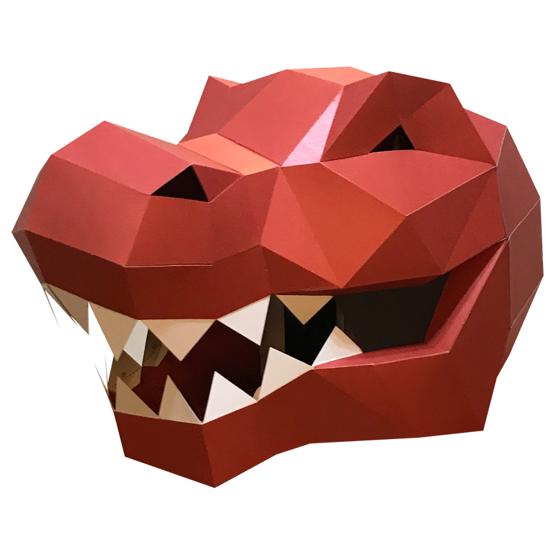 Tyrannosaurus Rex Animal Mask  - огляд і ціна Art Craft Cardboard