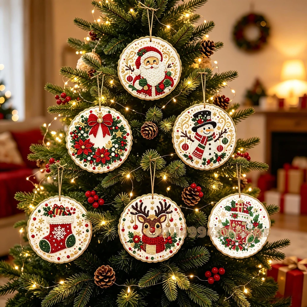 6PCS Christmas Ornaments DIY P - огляд і ціна Art Craft Kit