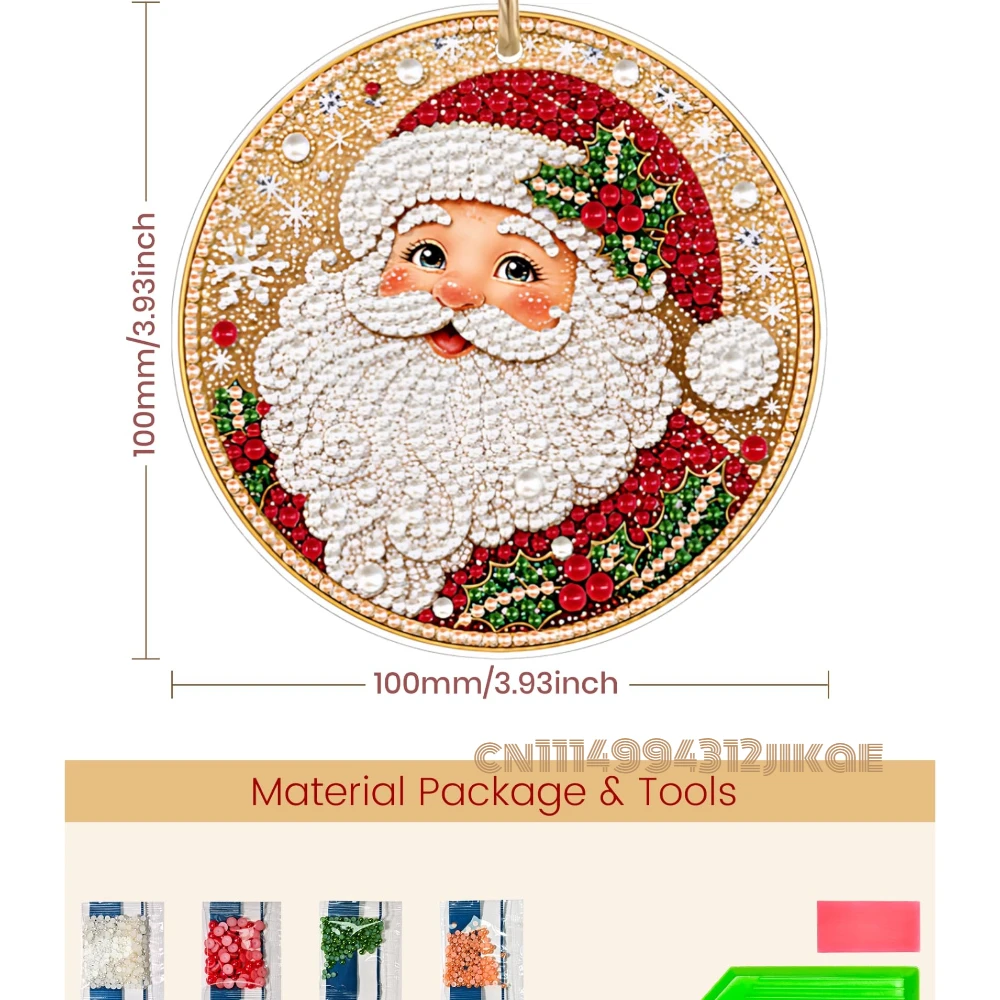6PCS Christmas Ornaments DIY P - огляд і ціна Art Craft Kit