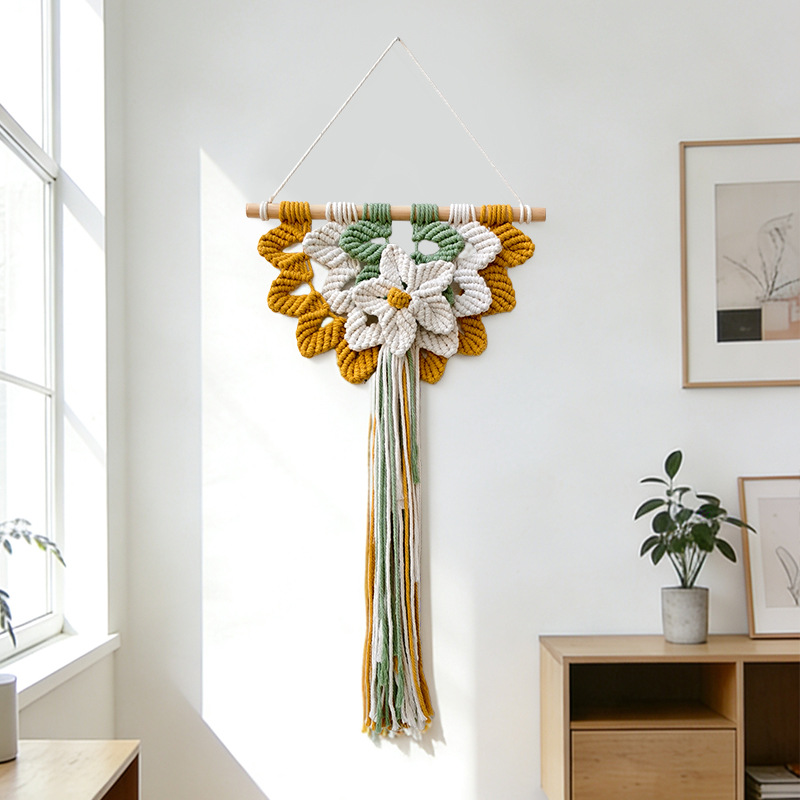 Woven Wall Hanging Boho Geomet - огляд і ціна Art And Craft For Nursery