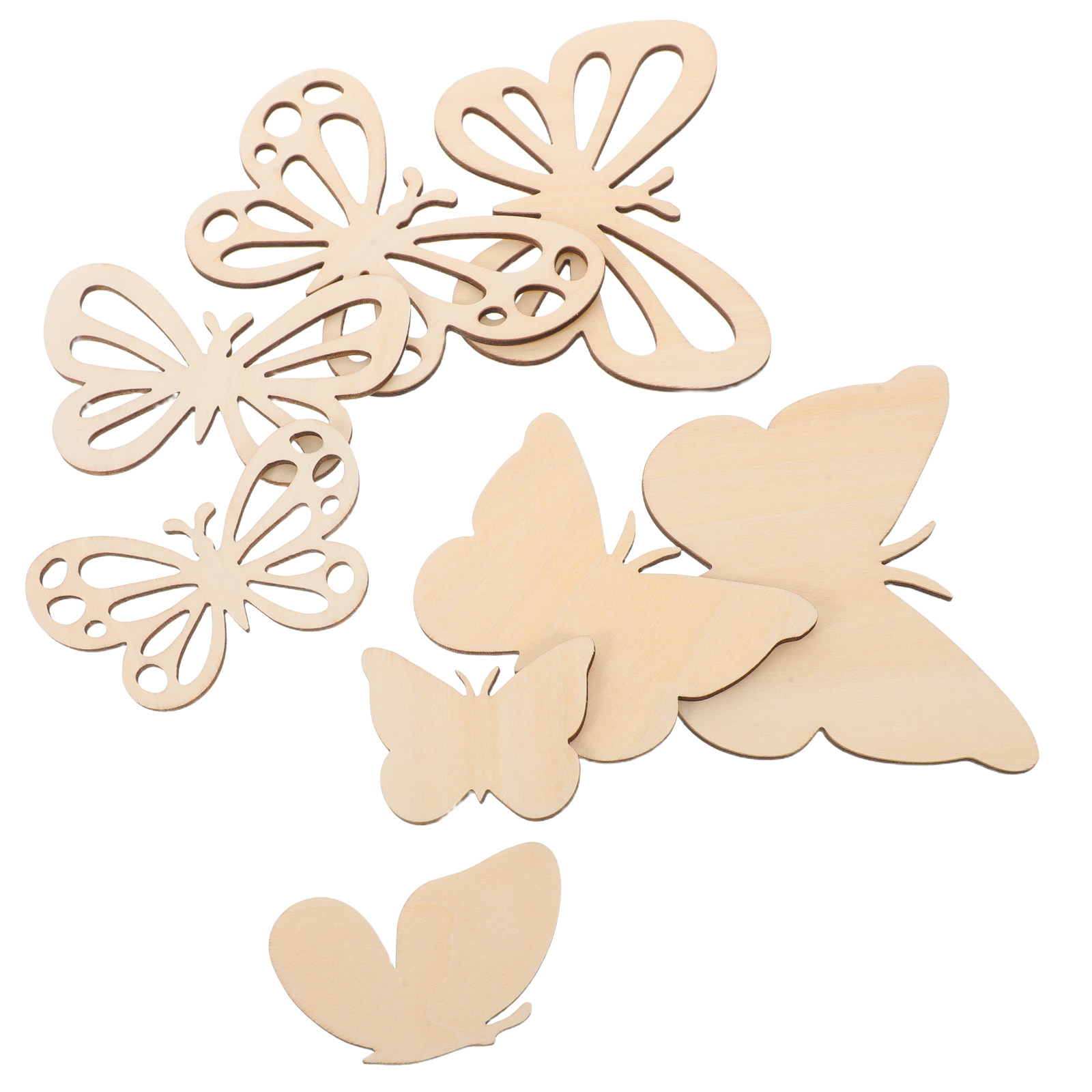 16pcs Unfinished Wood Butterfl - огляд і ціна Art And Craft For Nursery