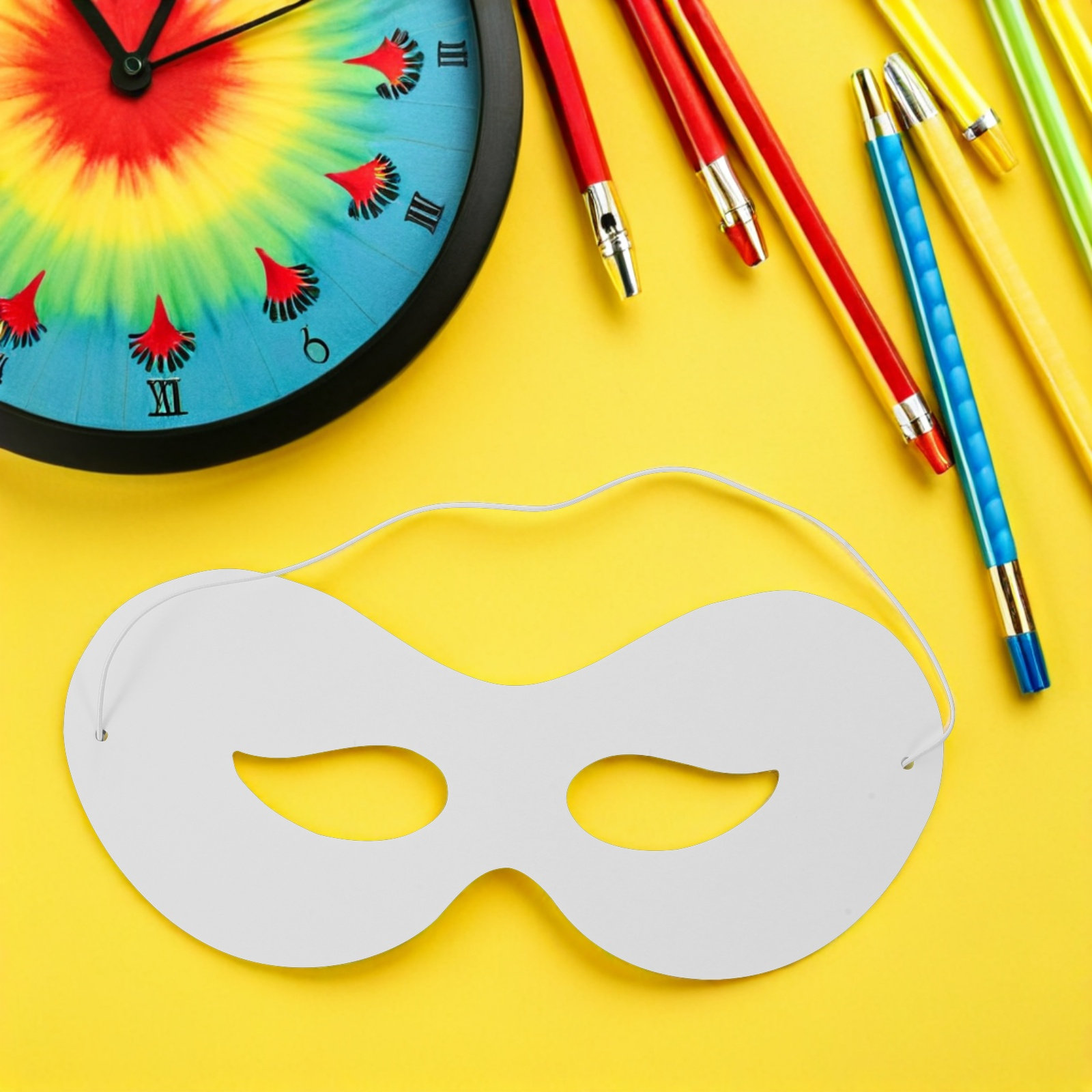 40Pcs Childrens Graffiti Masks - огляд і ціна Art Craft With Paper