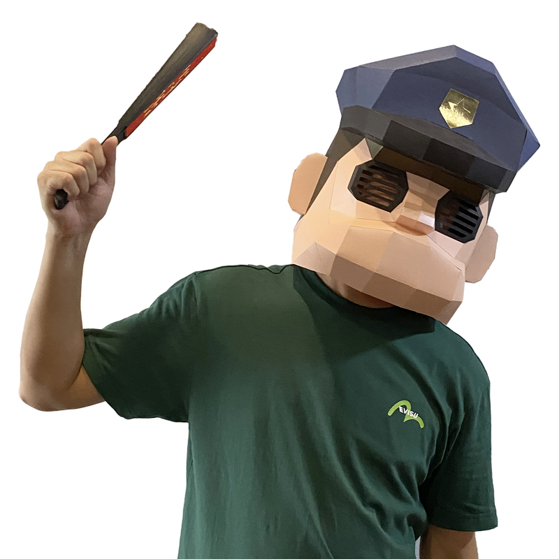 Cartoon Police Mask Paper Mode - огляд і ціна Art Craft Cardboard
