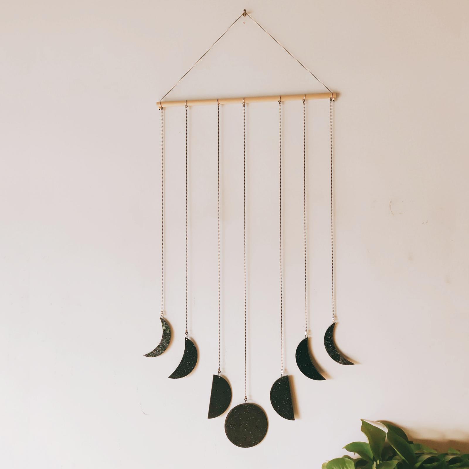 Moon Phase Wall Hanging Decor  - огляд і ціна Art And Craft For Nursery