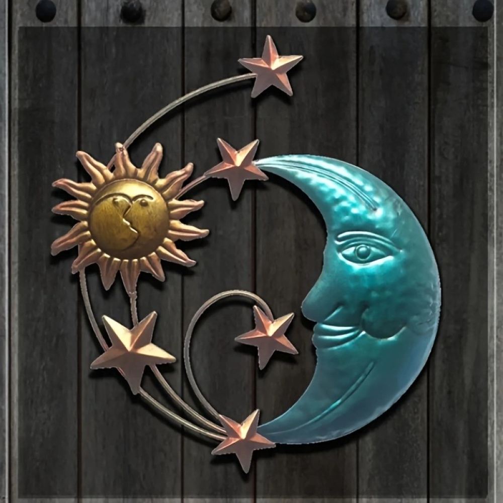Handmade Iron Metal Moon Face  - огляд і ціна Art And Craft For Nursery