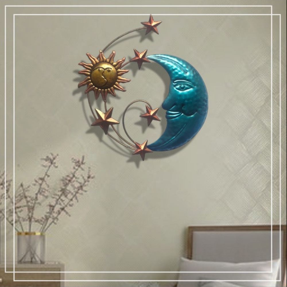 Handmade Iron Metal Moon Face  - огляд і ціна Art And Craft For Nursery
